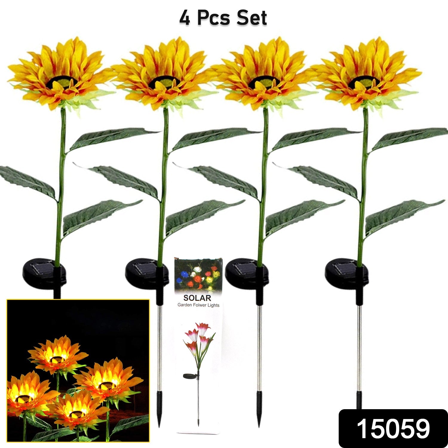 Brightown Solar Sunflower Outdoor Lights Brightown Solar Sunflower Outdoor Lights